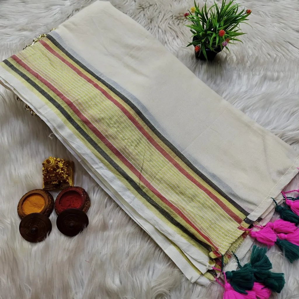 Red with black line  – LAUNCHING OFFER  | Harshal Textiles